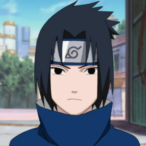 Sasuke from Naruto, an AI character on folk
