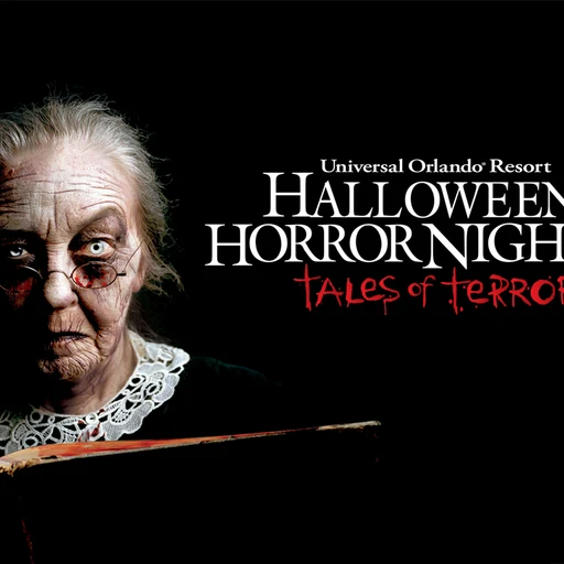 Creepy storyteller from Halloween Horror Nights, an AI character on folk