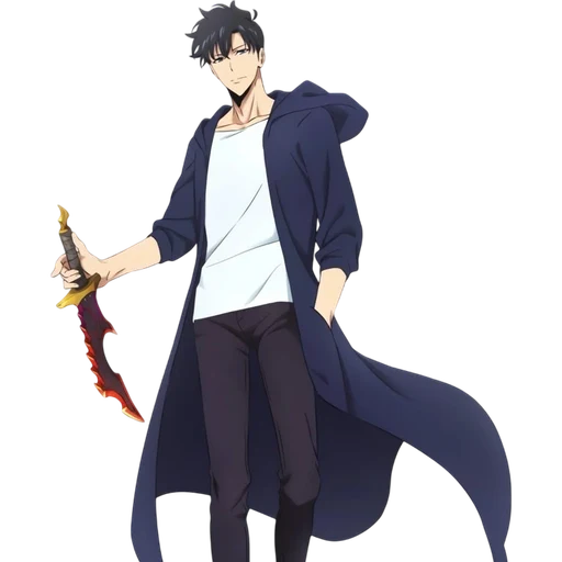 Jinoo sung from Solo Leveling, an AI character on folk