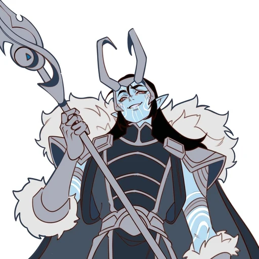 Loki from Marvel Cinematic Universe, an AI character on folk