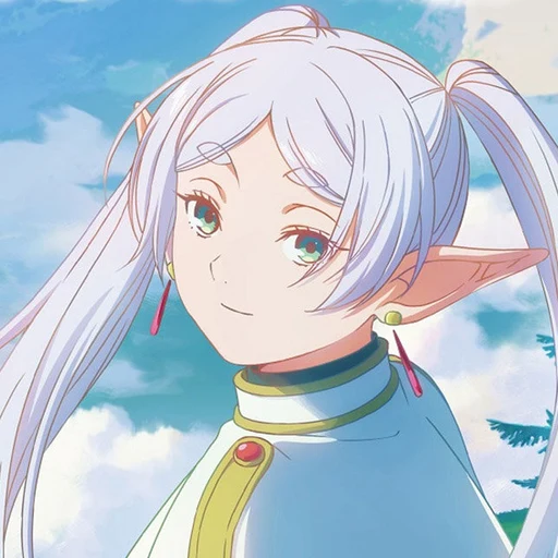 Frieren from Frieren: Beyond Journey's End, an AI character on folk