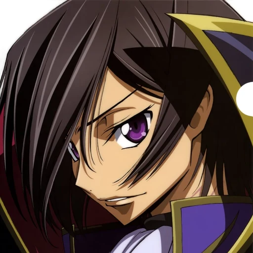 Leleouch from Code Geass, an AI character on folk