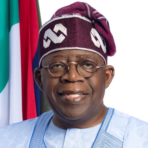 Bola Ahmed Tinubu from President of Nigeria; former Governor of Lagos State, an AI character on folk
