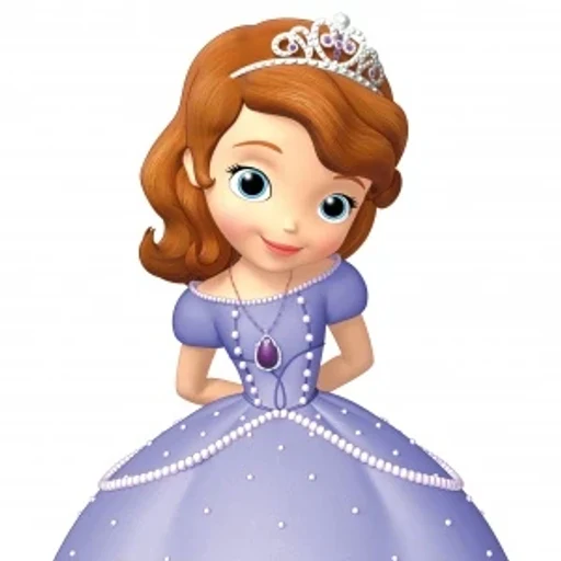 Sofia the first from Sofia the First, an AI character on folk