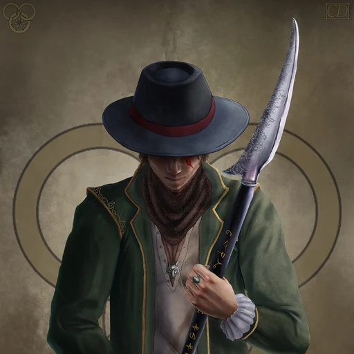Matrim Cauthon from The Wheel of Time, an AI character on folk