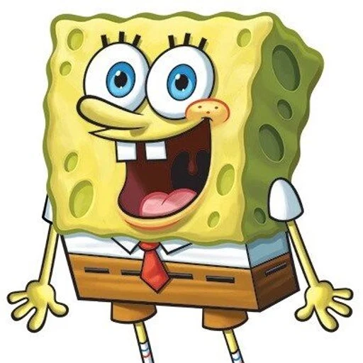 SpongeBob from SpongeBob SquarePants, an AI character on folk