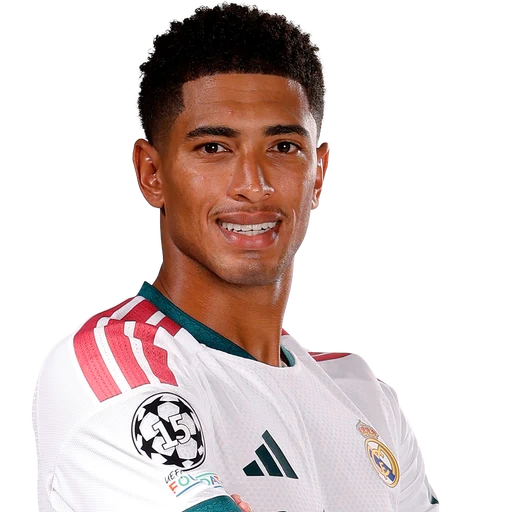Jude Bellingham from England and Real Madrid footballer, an AI character on folk