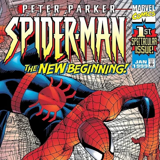 Peter Parker from Spider-Man, Marvel Comics, an AI character on folk