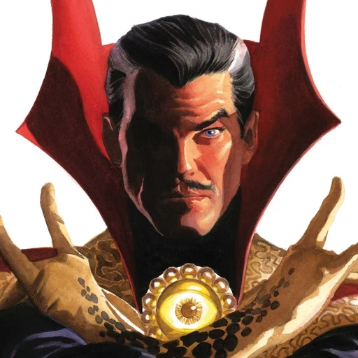 Doctor Strange from Stephen Strange, Marvel Comics, an AI character on folk