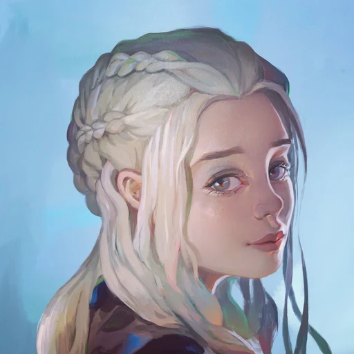 targaryen from A Song of Ice and Fire / Game of Thrones, an AI character on folk