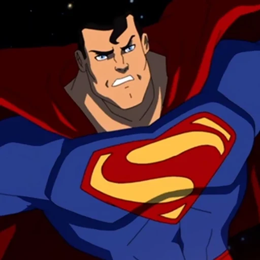 SUPERMAN from DC Comics, an AI character on folk