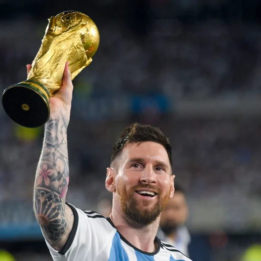 Messi from Argentine footballer, an AI character on folk