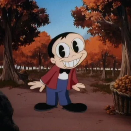 Buddy from Looney Tunes, an AI character on folk