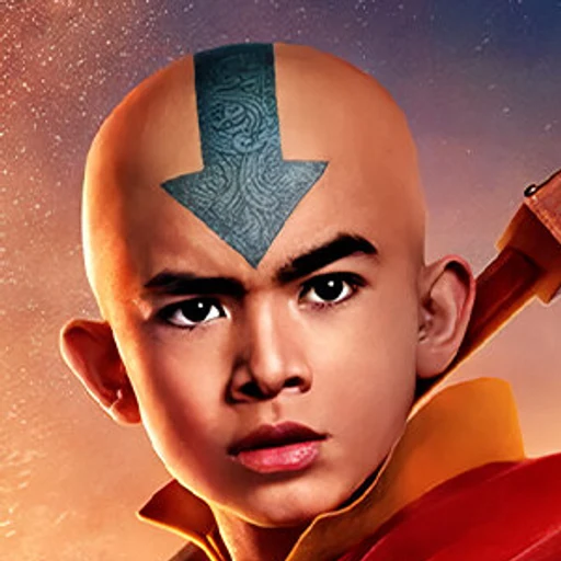 Avatar from Avatar: The Last Airbender, an AI character on folk