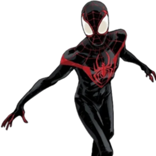 Miles morales from Marvel Comics Spider-Man, an AI character on folk
