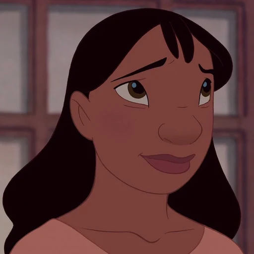 Nani from Lilo & Stitch, an AI character on folk