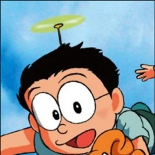 Nobita from Doraemon, an AI character on folk