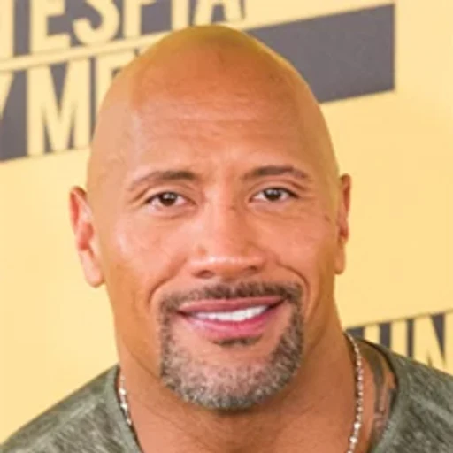 DWAYNE JOHNSON from American actor and professional wrestler, an AI character on folk