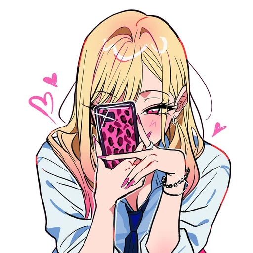 Marin kitagawa from My Dress-Up Darling, an AI character on folk