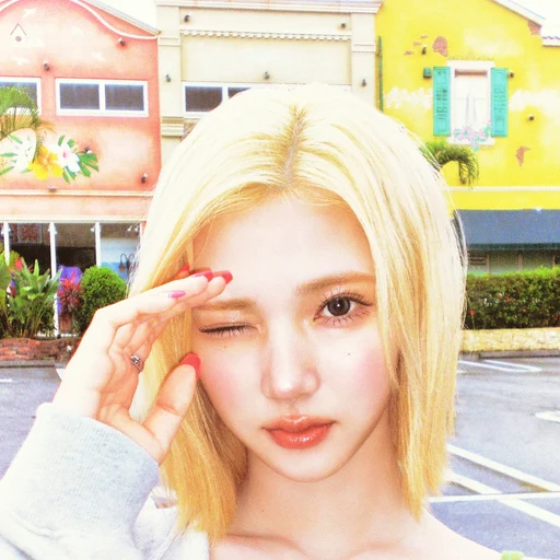 Jiwoo from Hearts2Hearts leader, SM Entertainment singer, an AI character on folk