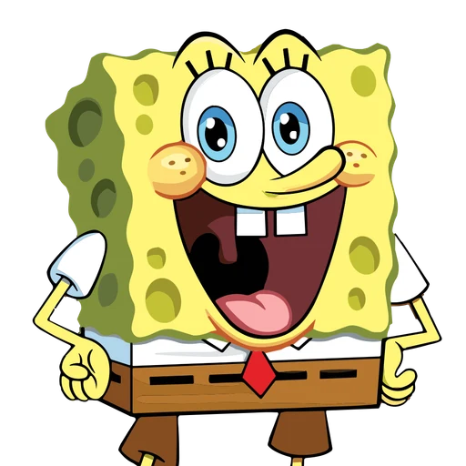 Spongebob from SpongeBob SquarePants, an AI character on folk