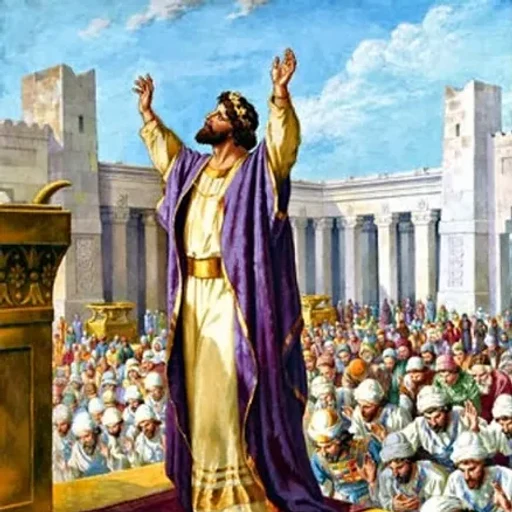 Solomon from King of Israel, an AI character on folk