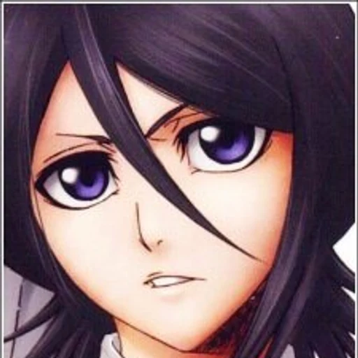 Rukia from Bleach, an AI character on folk