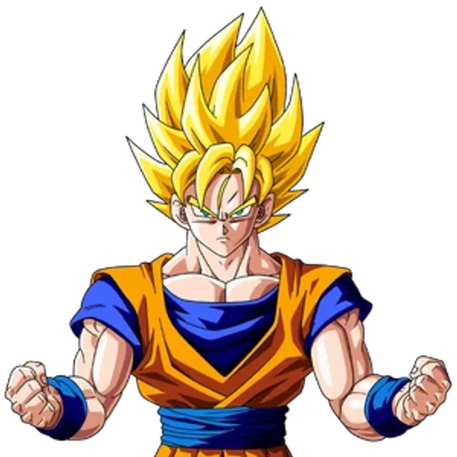 Son goku from Dragon Ball, an AI character on folk