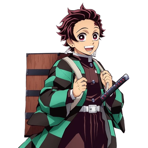 tanjiro kamado from Demon Slayer: Kimetsu no Yaiba, an AI character on folk