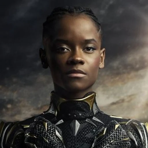 Shuri from Marvel Cinematic Universe, an AI character on folk