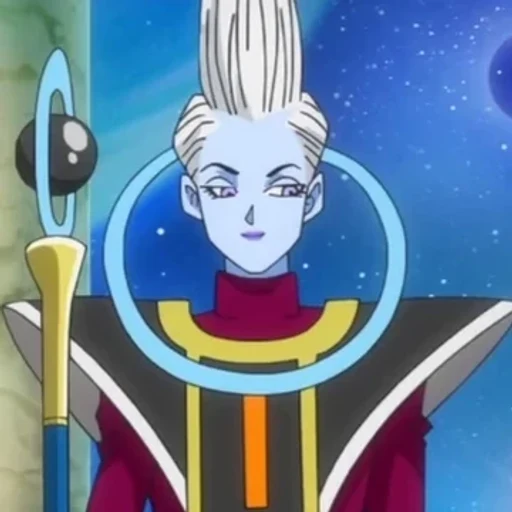 Whis from Dragon Ball, an AI character on folk