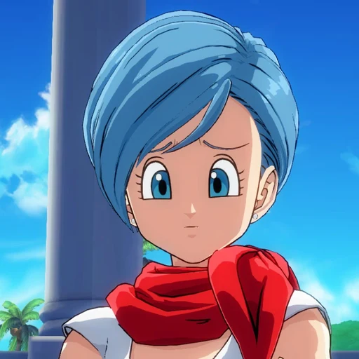 Bulma from Dragon Ball, an AI character on folk