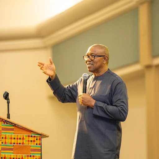 Peter obi from Nigerian politician, an AI character on folk