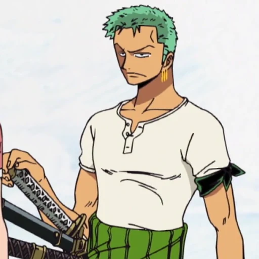 Zoro from One Piece, an AI character on folk