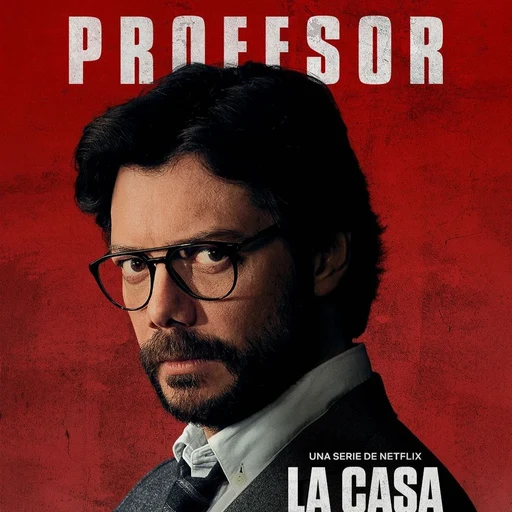 PROFESSOR SERGIO from Money Heist, an AI character on folk