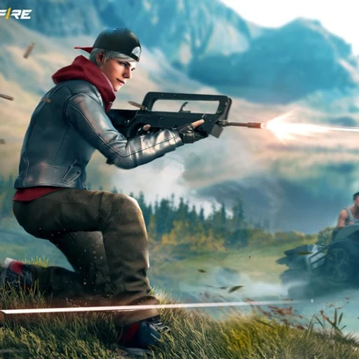 Maxim from Free Fire, an AI character on folk