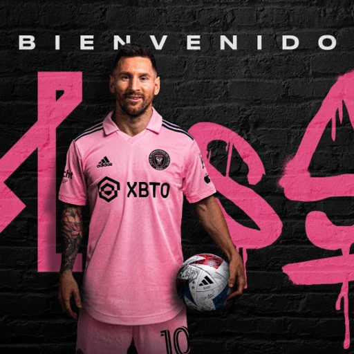 Lionel Messi from Argentine footballer, Inter Miami and Argentina national team, an AI character on folk