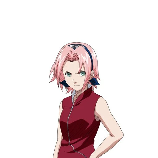 Sakura Haruno from Naruto, an AI character on folk