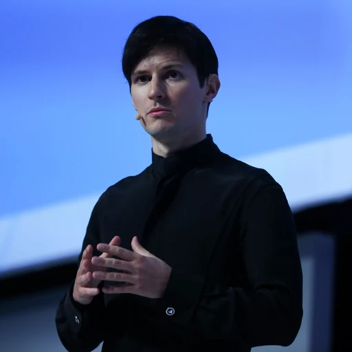 Pavel Durov from Telegram founder, an AI character on folk