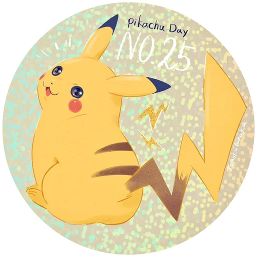 Pikachu from Pokémon species, an AI character on folk