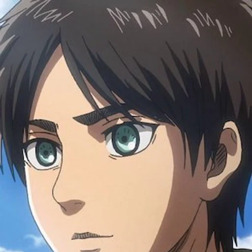 Eren Yeager from Attack on Titan, an AI character on folk