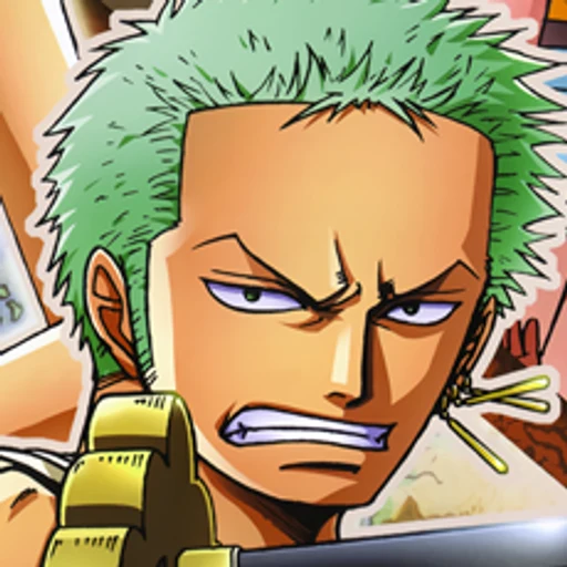 Zoro from One Piece, an AI character on folk
