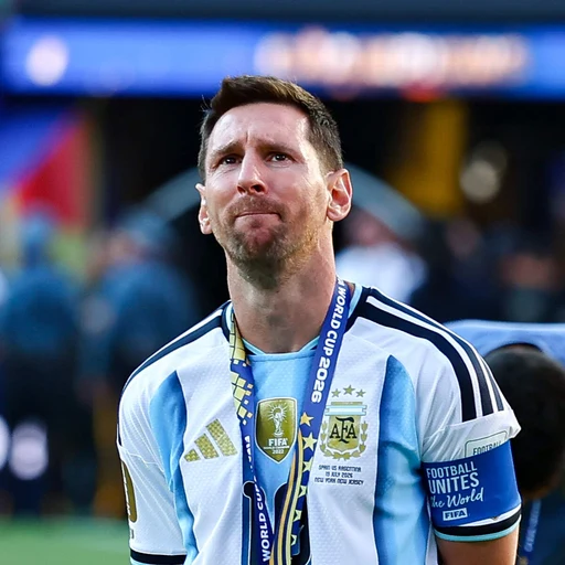 Messi from professional footballer, an AI character on folk