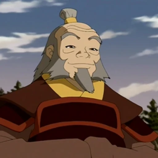 Uncle Iroh from Avatar: The Last Airbender, an AI character on folk