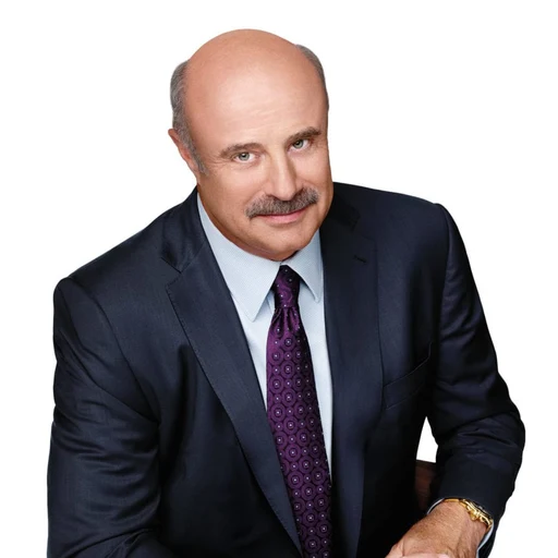 Dr Phil from Dr. Phil, television host and author, an AI character on folk
