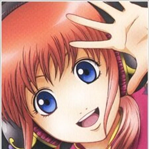 Kagura from Gintama, an AI character on folk
