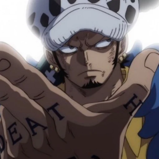 Water D law from One Piece, an AI character on folk