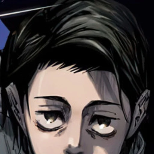 Okkotsu yuta from Jujutsu Kaisen, an AI character on folk