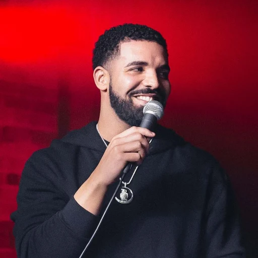 Drake from Aubrey Drake Graham, Canadian rapper and singer, an AI character on folk