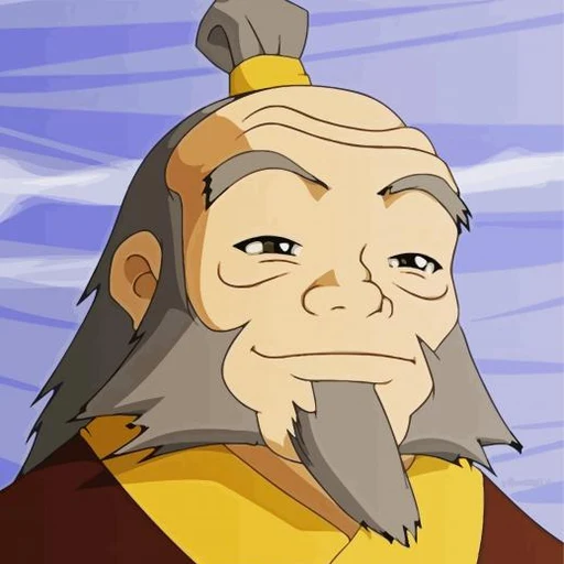 Iroh from Avatar: The Last Airbender, an AI character on folk